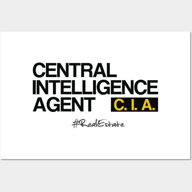 CIA - Central Intelligence Agent Wall Art by The Favorita